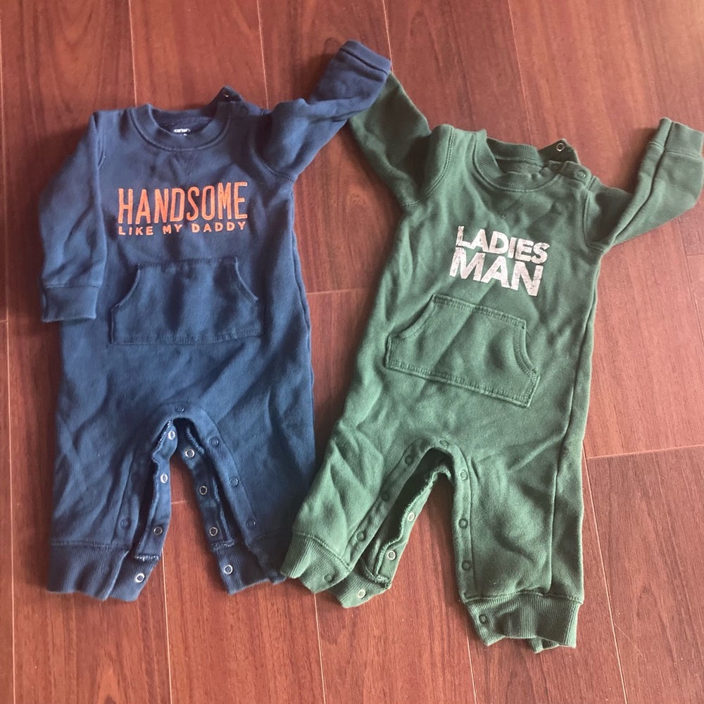 2 Carter Sweatshirts, Size 12M
